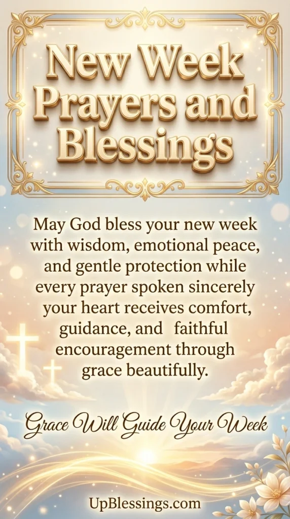 New Week Prayers and Blessings