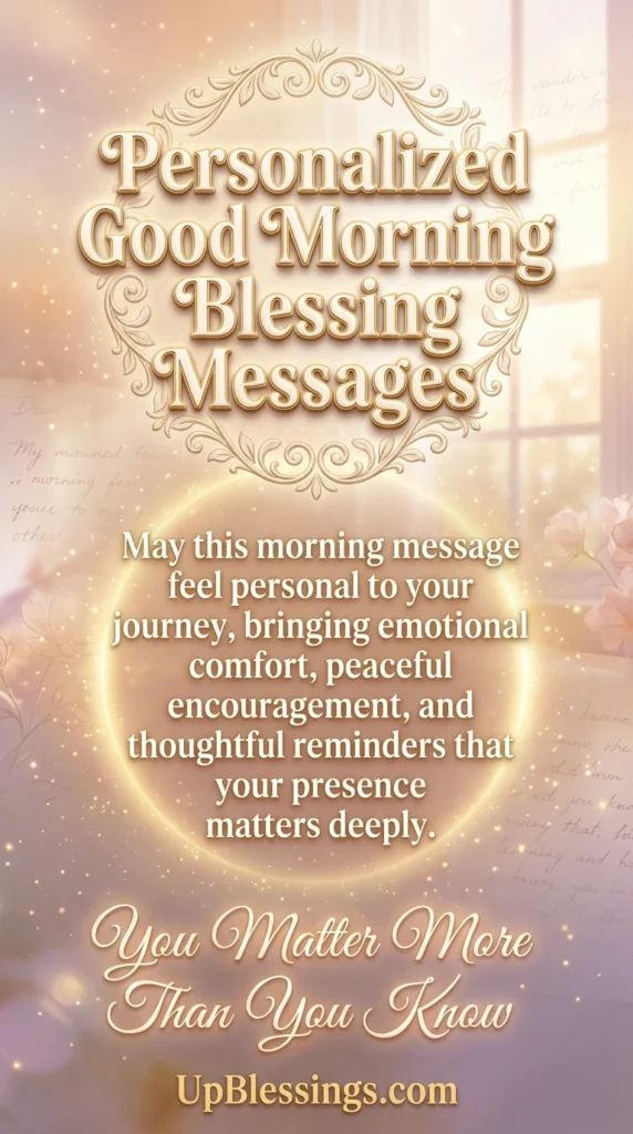 Personalized Good Morning Blessing Messages