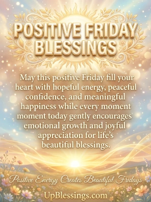 Positive Friday Blessings