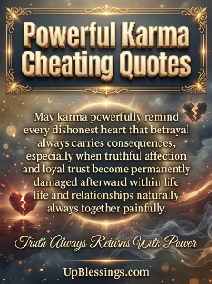 Powerful Karma Cheating Quotes