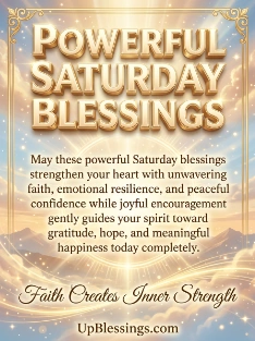 Powerful Saturday Blessings
