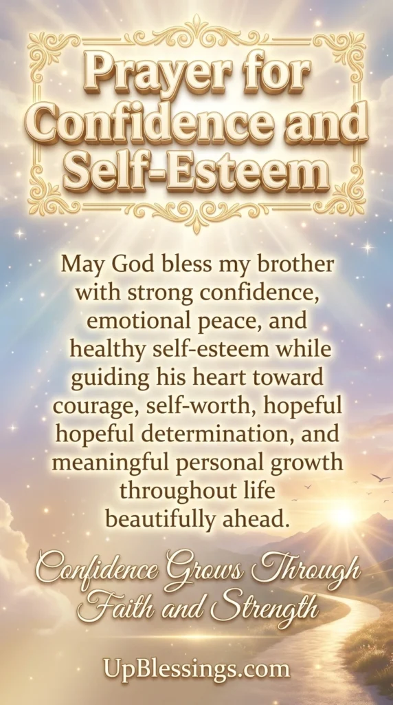 Prayer for Confidence and Self-Esteem
