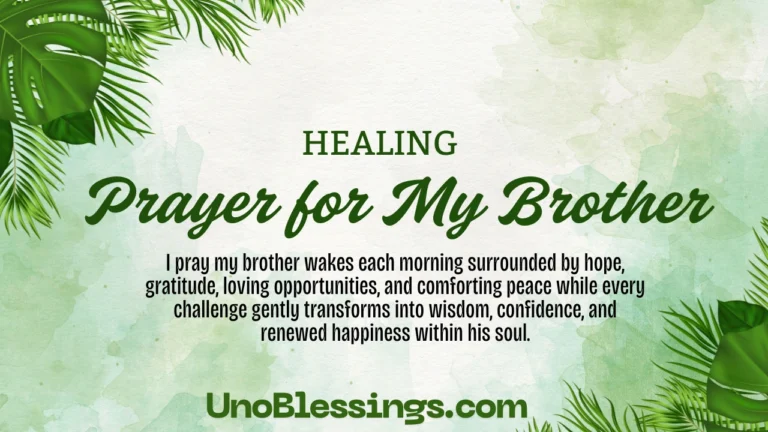 Prayer for My Brother