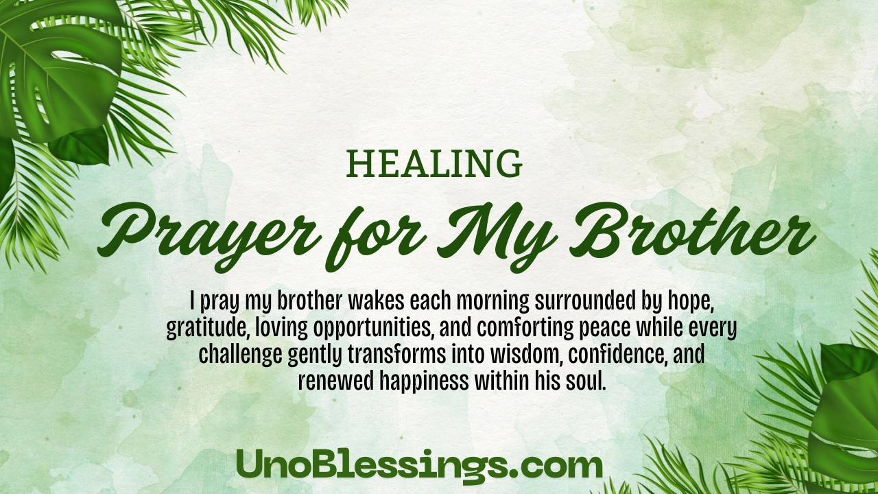 Prayer for My Brother