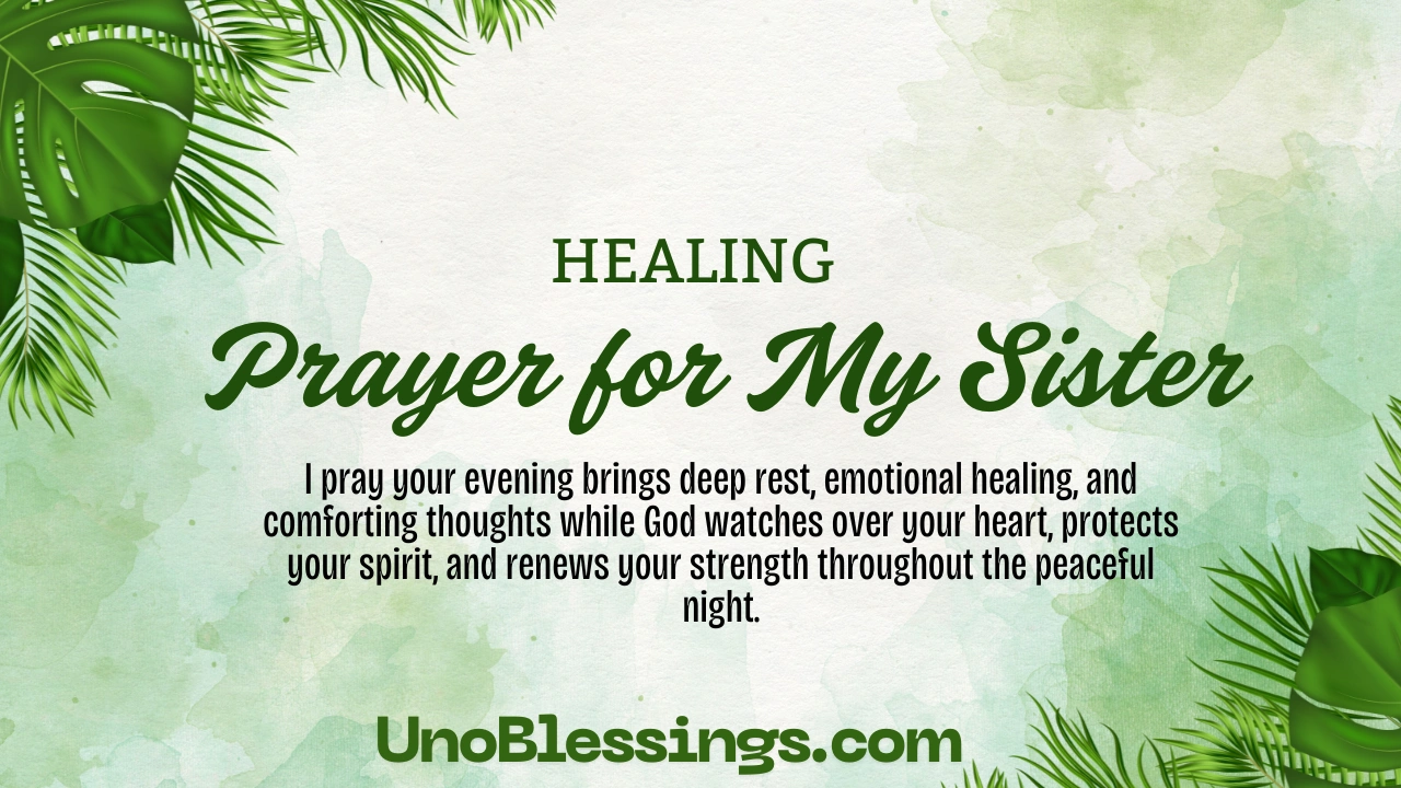 Prayer for My Sister