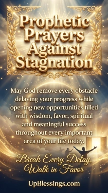 Prophetic Prayers Against Stagnation