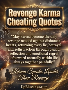 Revenge Karma Cheating Quotes