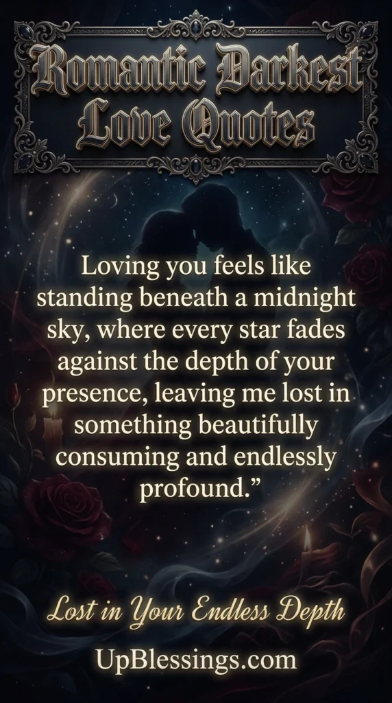 Romantic Darkest Love Quotes