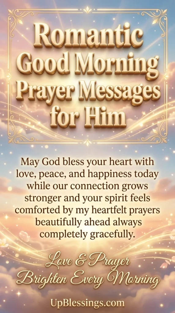 Romantic Good Morning Prayer Messages for Him