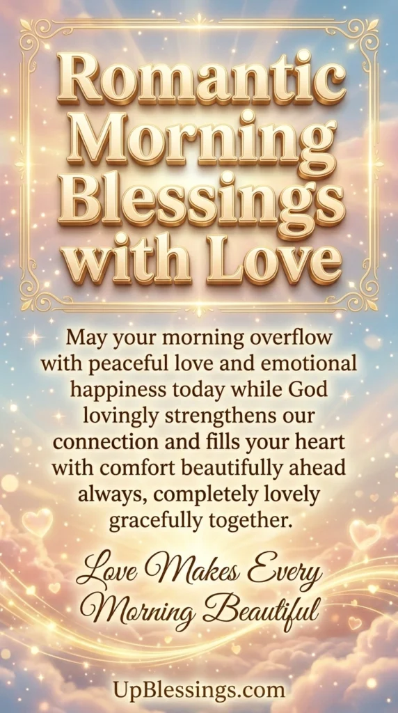 Romantic Morning Blessings with Love