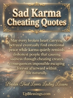 Sad Karma Cheating Quotes