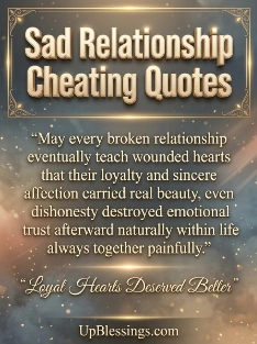 Sad Relationship Cheating Quotes
