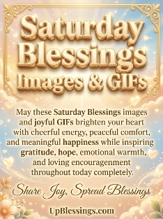 Saturday Blessings Images & GIFs