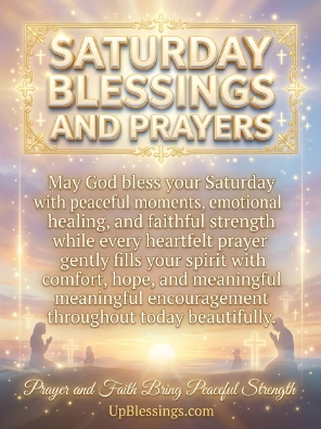 Saturday Blessings and Prayers