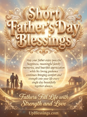 Short Father’s Day Blessings