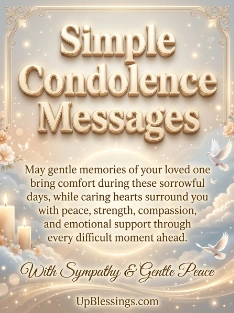 Simple Condolence Messages