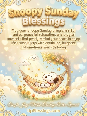 Snoopy Sunday Blessings