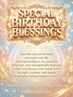 Special Birthday Blessings