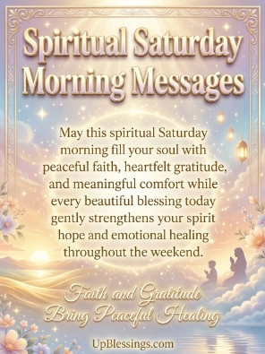 Spiritual Saturday Morning Messages