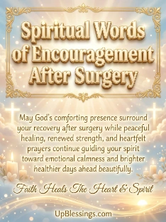 Spiritual Words of Encouragement After Surgery