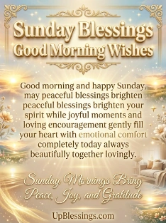 Sunday Blessings Good Morning Wishes