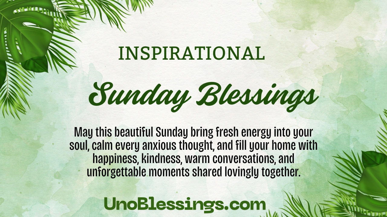 Sunday Blessings