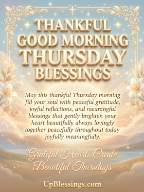 Thankful Good Morning Thursday Blessings