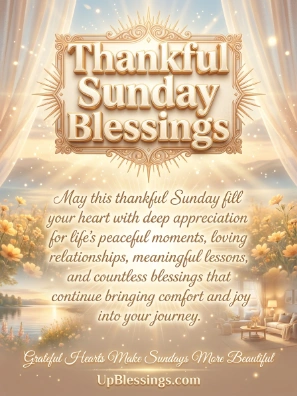 Thankful Sunday Blessings