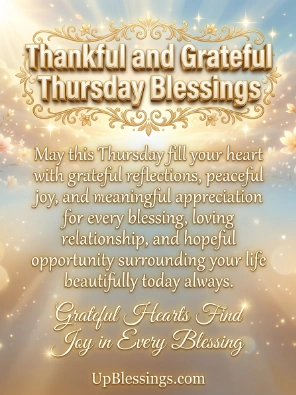 Thankful and Grateful Thursday Blessings