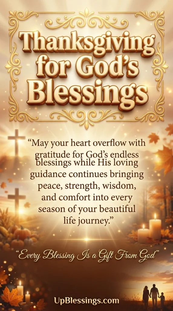 Thanksgiving for God’s Blessings