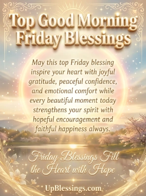 Top Good Morning Friday Blessings