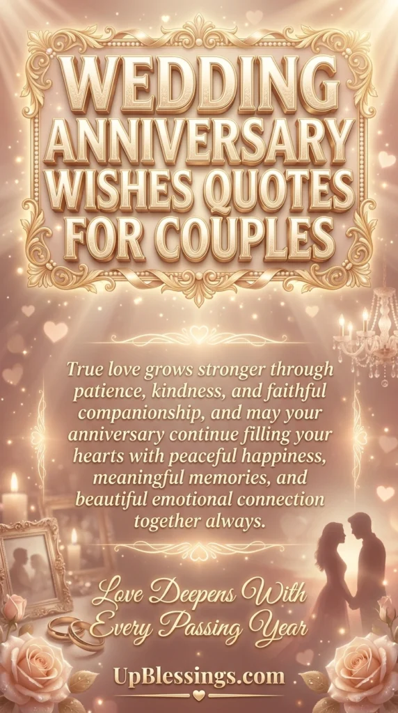 Wedding Anniversary Wishes Quotes for Couples