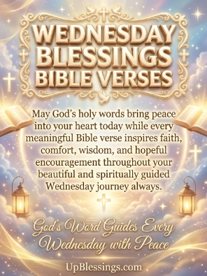 Wednesday Blessings Bible Verses
