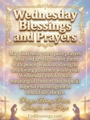 Wednesday Blessings and Prayers